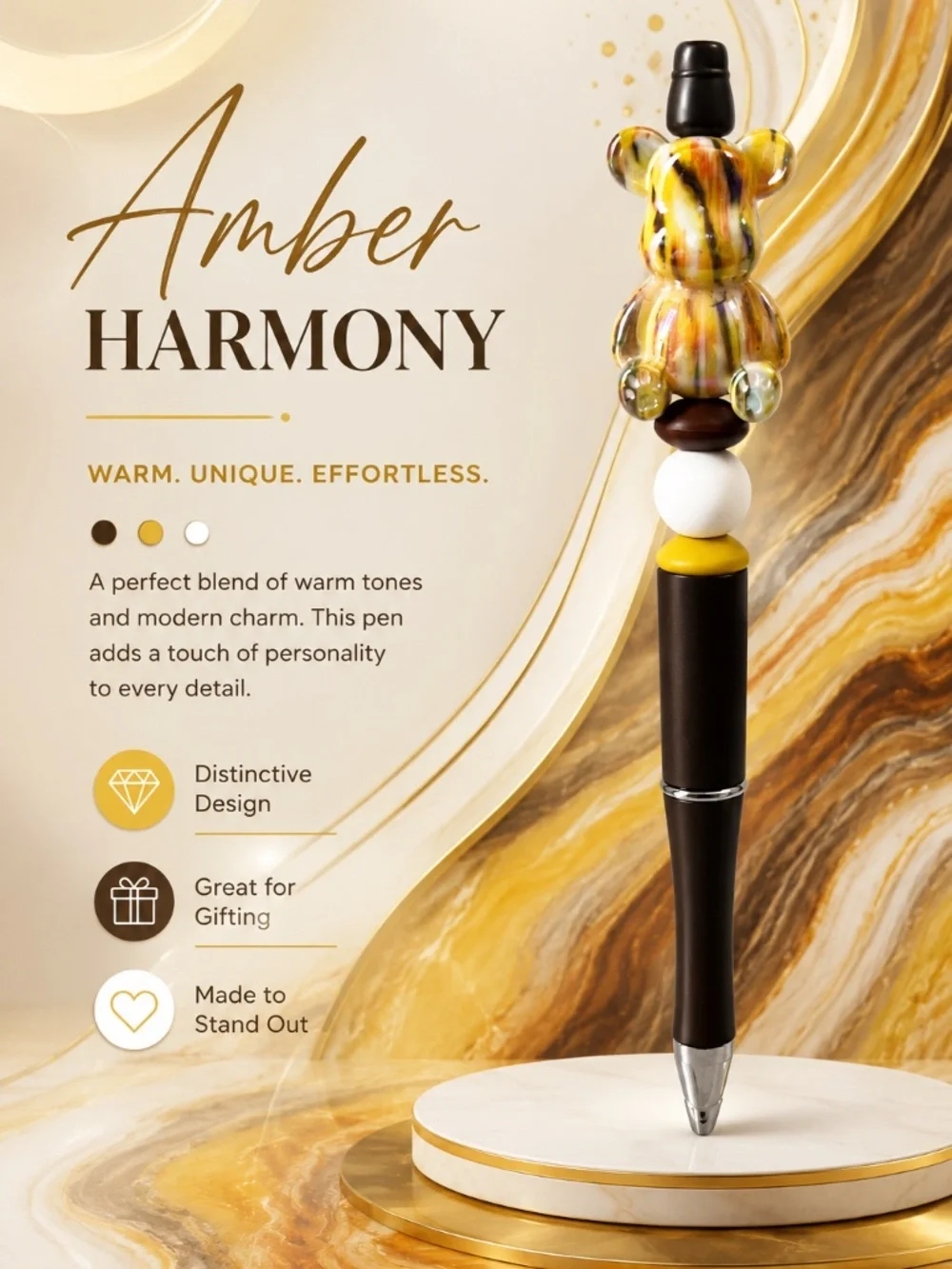 Golden Ember Bear Pen